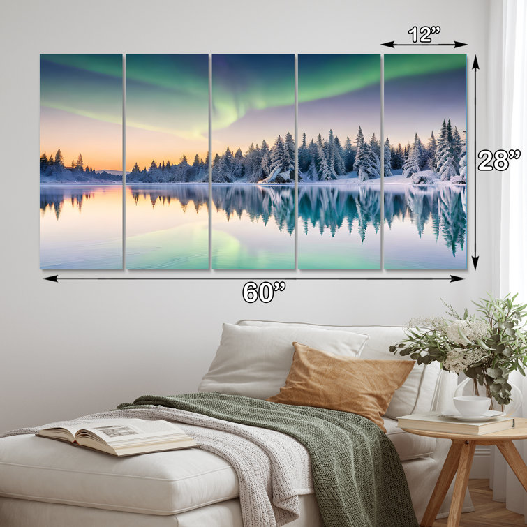Millwood Pines Alaska Northern Light 5 Pieces Wayfair
